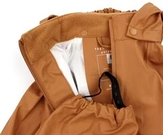 CeLaVi amber brown regntøj recycled PU